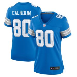 Women's Detroit Lions Jalon Calhoun   Blue Game Jersey