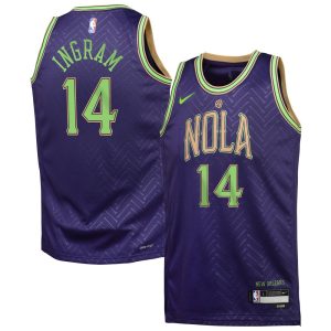 Youth New Orleans Pelicans Brandon Ingram  Purple 2024/25 Swingman Player Jersey - City Edition