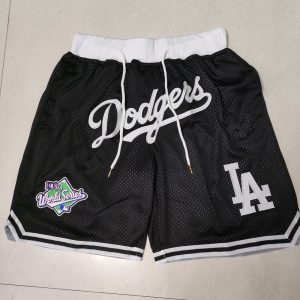 Los Angeles Dodgers Black Shorts