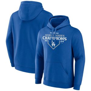 Men's Los Angeles Dodgers  Royal 2024 World Series Champions Hoodie