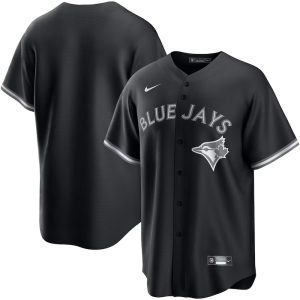 Youth Toronto Blue Jays Nike Black Lights Out Replica Jersey