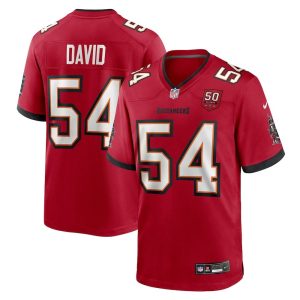 Men's Tampa Bay Buccaneers #54 Lavonte David Nike Red 50th Anniversary Game Jersey