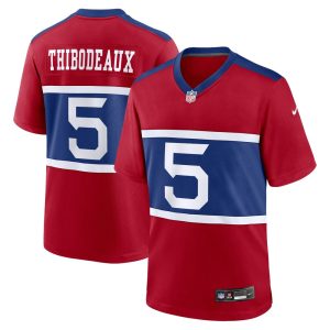 Men's New York Giants Kayvon Thibodeaux  Century Red Alternate Player Game Jersey