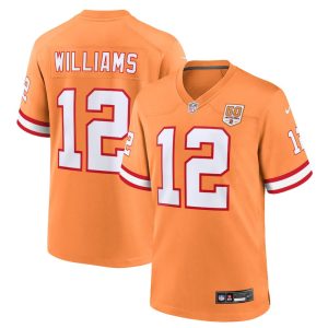 Youth Tampa Bay Buccaneers #12 Doug Williams Nike Creamsicle 50th Season Game Jersey