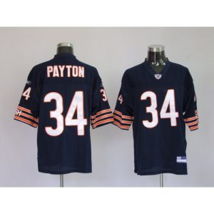Bears #34 Walter Payton Blue Stitched Youth NFL Jersey