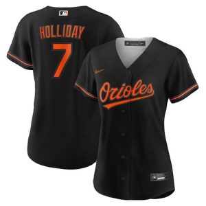 Women's Baltimore Orioles Jackson Holliday  Black Home Limited Player Jersey