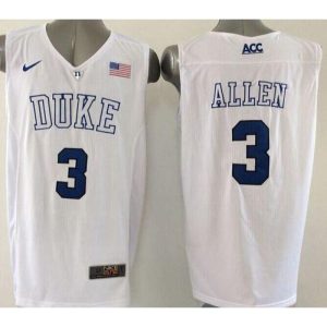 Blue Devils #3 Grayson Allen White Basketball Elite Stitched NCAA Jersey