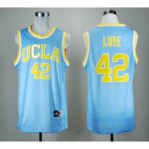 Bruins #42 Kevin Love Blue Basketball Stitched NCAA Jersey