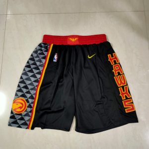 Atlanta Hawks Black Shorts
