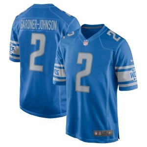 Men's Detroit Lions Chauncey Gardner-Johnson  Blue Game Player Jersey