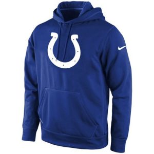 Indianapolis Colts  KO Logo Essential Hoodie Royal Blue