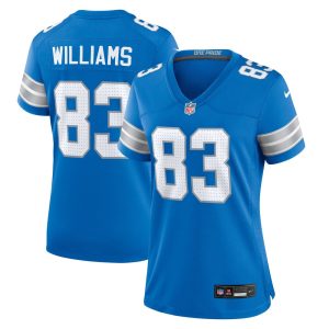 Women's Detroit Lions Isaiah Williams   Blue Game Jersey