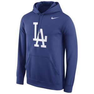 Los Angeles Dodgers  Logo Performance Pullover Royal MLB Hoodie