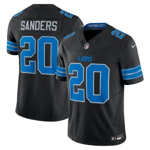 Men's Detroit Lions #20 Barry Sanders  Black 2nd Alternate Vapor F.U.S.E. Limited Jersey