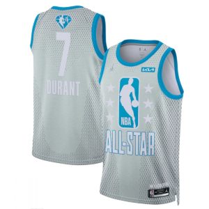 Men's 2022 All-Star #7 Kevin Durant Gray  Stitched Basketball Jersey