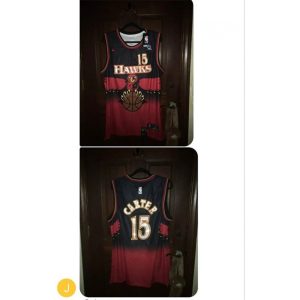 Men's Atlanta Hawks #15 Vince Carter Stitched NBA Jersey