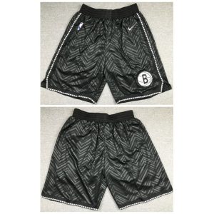 Men's Brooklyn Nets Black Shorts (Run Small)