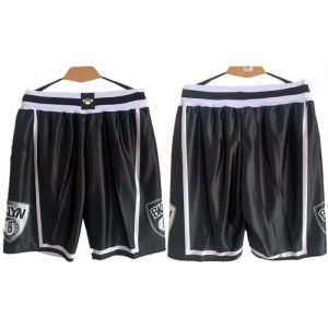 Men's Brooklyn Nets Black Shorts (Run Small)