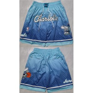 Men's Charlotte Hornets Teal/Blue Shorts