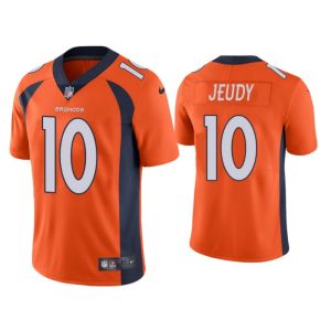 Men's Denver Broncos #10 Jerry Jeudy Orange 2019 Vapor Untouchable Stitched Jersey