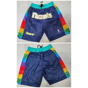 Men's Denver Nuggets Navy Shorts (Run Small)