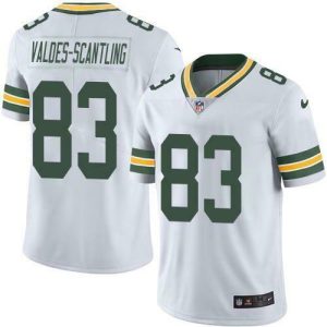 Men's Green Bay Packers #83 Marquez Valdes-Scantling White Vapor Untouchable Limited Stitched Jersey