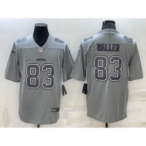 Men's Las Vegas Raiders #83 Darren Waller Grey Atmosphere Fashion Stitched Jersey