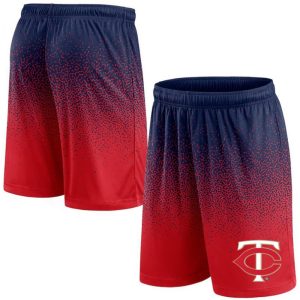 Men's Minnesota Twins Navy/Red Ombre Shorts