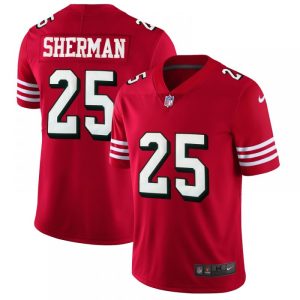 Men's NFL San Francisco 49ers #25 Richard Sherman Red 2018 Rush Vapor Untouchable Limited Stitched NFL Jersey