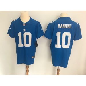 Men's New York Giants #10 Eli Manning Blue Vapor Untouchable Elite Stitched NFL Jersey