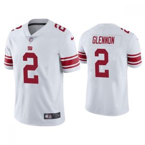 Men's New York Giants #2 Mike Glennon White Vapor Untouchable Limited Stitched Jersey