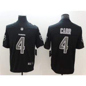 Men's Oakland Raiders #4 Derek Carr Black 2018 Impact Limited Stitched NFL Jersey