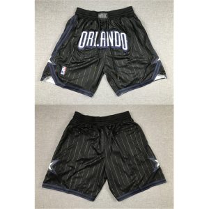 Men's Orlando Magic Black Shorts(Run Small)
