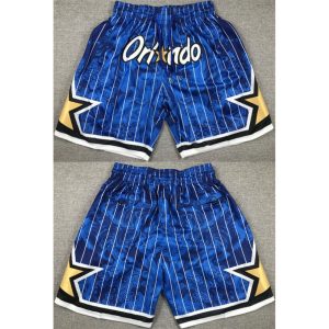 Men's Orlando Magic Blue Shorts(Run Small)