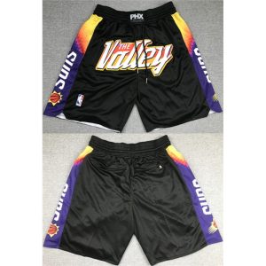Men's Phoenix Suns Black Shorts (Run Small)