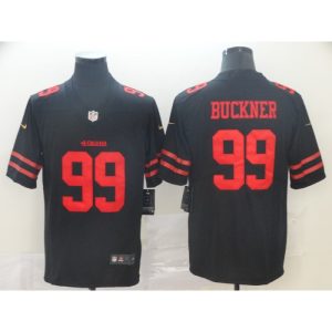 Men's San Francisco 49ers #99 DeForest Buckner Black Vapor Untouchable Limited Stitched NFL Jersey