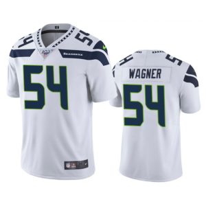 Men's Seattle Seahawks #54 Bobby Wagner White 2019 100th Season Vapor Untouchable Limited Stitched NFL Jersey