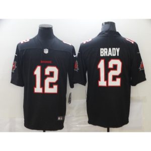 Men's Tampa Bay Buccaneers #12 Tom Brady New Black 2021  Limited Stitched Jersey