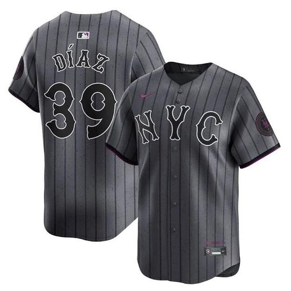 Mens20New20York20Mets203920Edwin20Diaz20Gray20202420City20Connect20Limited20Stitched20Baseball20Jersey.jpg