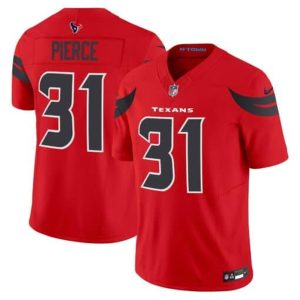 Men's  Dameon Pierce Red Houston Texans #31 Vapor F.U.S.E. Limited Jersey