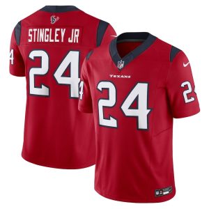 Men's  Derek Stingley Jr. Red Houston Texans #24 Vapor F.U.S.E. Limited Jersey