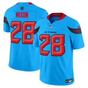Men's  Joe Mixon Blue Houston Texans #28 Vapor F.U.S.E. Limited Jersey