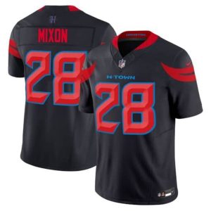Men's  Joe Mixon Navy Blue Houston Texans #28 Vapor F.U.S.E. Limited Jersey