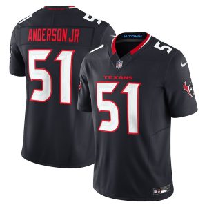 Men's  Will Anderson Jr. Navy Houston Texans #51 Vapor F.U.S.E. Limited Jersey