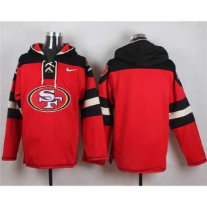 49ers Blank Red Player Pullover NFL Hoodie