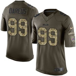 Bills #99 Marcell Dareus Green Men's Stitched NFL Limited Salute To Service Jersey