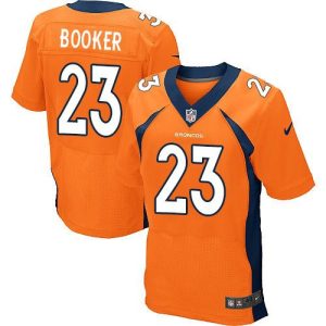 Broncos #23 Devontae Booker Orange Team Color Men's Stitched NFL New Elite Jersey