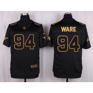 Broncos #94 DeMarcus Ware Black Men's Stitched NFL Elite Pro Line Gold Collection Jersey