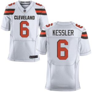 Browns #6 Cody Kessler White Men's Stitched NFL New Elite Jersey