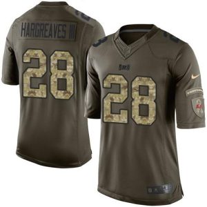 Buccaneers #28 Vernon Hargreaves III Green Men's Stitched NFL Limited Salute to Service Jersey